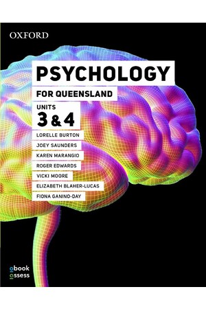 Psychology for Queensland Units 3&4 Student book + obook assess