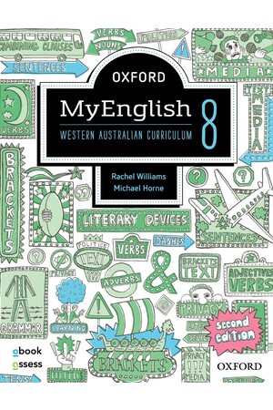 Oxford MyEnglish WA Curriculum - Year 8 (Second Edition): Student Book + obook/assess (Print & Digital)