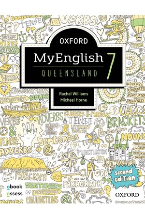Oxford MyEnglish QLD Curriculum - Year 7: Student Book + obook/assess (Second Edition)