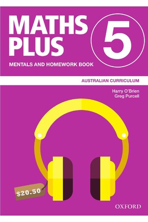 Maths Plus Australian Curriculum Edition - Mentals & Homework Book: Year 5 