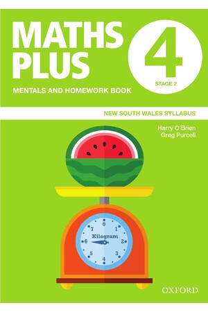 Maths Plus NSW Edition - Mentals & Homework Book: Year 4 