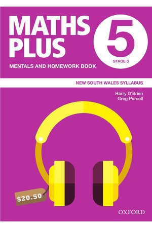 Maths Plus NSW Edition - Mentals & Homework Book: Year 5 