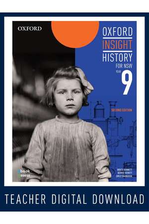 Oxford Insight History AC for NSW - Year 9: Teacher obook/assess (Digital Access Only)