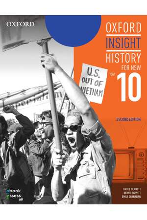 Oxford Insight History AC for NSW - Year 10: Student Book + obook assess (Print & Digital)