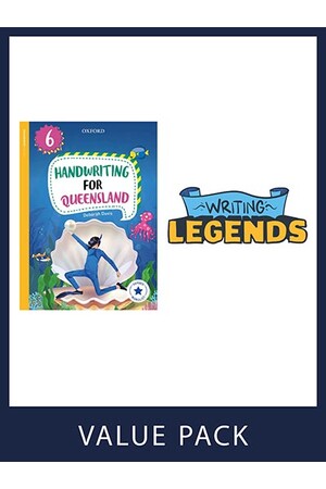 Oxford Handwriting for Queensland & Writing Legends Student Pack - 6