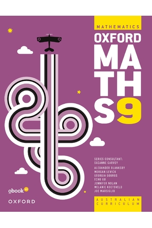 Oxford Maths 9 Student Book + obook pro (Print & Digital)