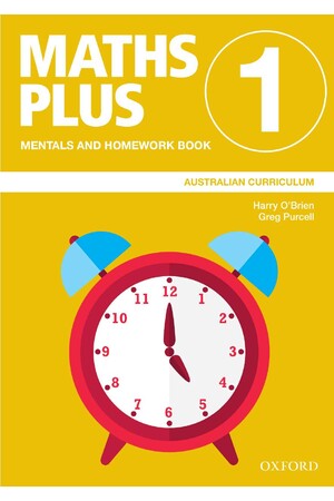Maths Plus Australian Curriculum Edition - Mentals & Homework Book: Year 1 (2023)