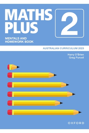 Maths Plus Australian Curriculum Edition - Mentals & Homework Book: Year 2 (2023)