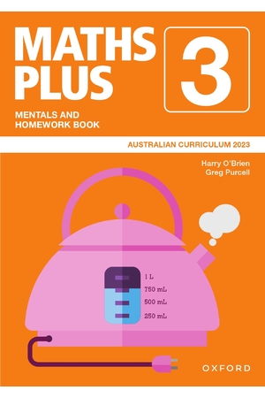 Maths Plus Australian Curriculum Edition - Mentals & Homework Book: Year 3 (2023)