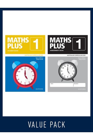 Maths Plus Australian Curriculum - Student and Assessment Value Pack: Year 1 (2023)