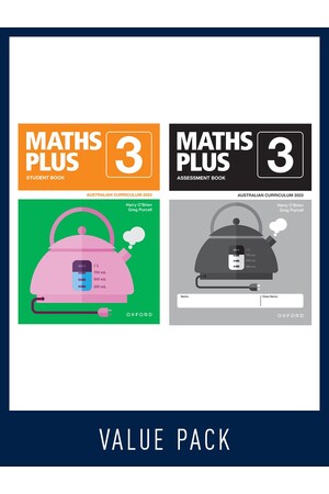 Maths Plus Australian Curriculum - Student and Assessment Value Pack: Year 3 (2023)