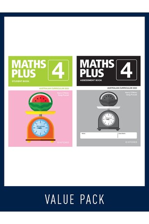 Maths Plus Australian Curriculum - Student and Assessment Value Pack: Year 4 (2023)
