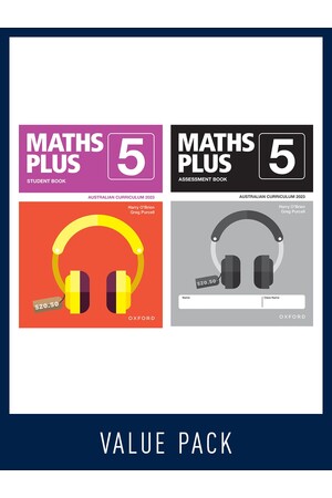Maths Plus Australian Curriculum - Student and Assessment Value Pack: Year 5 (2023)