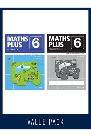 Maths Plus Australian Curriculum - Student and Assessment Value Pack: Year 6 (2023)