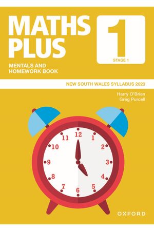 Maths Plus NSW Edition - Mentals & Homework Book: Year 1