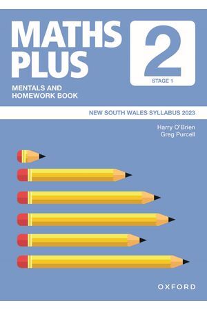Maths Plus NSW Edition - Mentals & Homework Book: Year 2