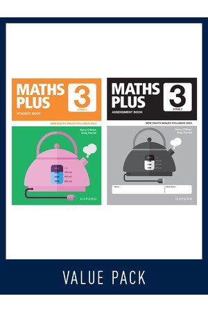 Maths Plus NSW Edition - Student and Assessment Book Value Pack: Year 3