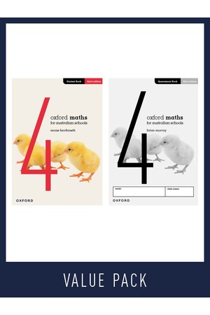 Oxford Maths Student & Assessment Book Value Pack - Year 4 (Third Edition)