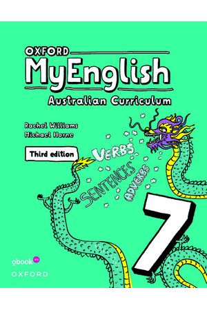 Oxford MyEnglish 7 Australian Curriculum - Third Edition: Student book + obook assess (Print & Digital)