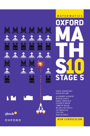 Oxford Maths 10 Stage 5 NSW Curriculum Student Book + obook pro (Print & Digital)