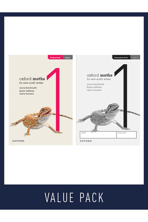 Oxford Maths for New South Wales Value Pack Year 1