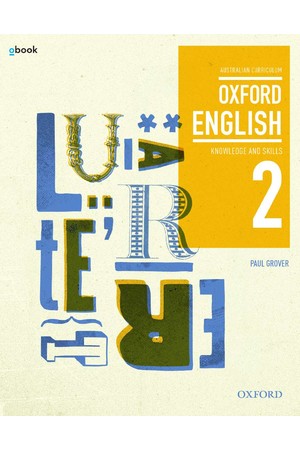 Oxford English 2 - Years 8-9: Student Book + obook/assess (Print & Digital)