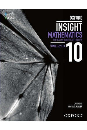 Oxford Insight Mathematics AC for NSW: Year 10 - Stage 5.2/5.3 Student Book + obook/assess (Print & Digital)