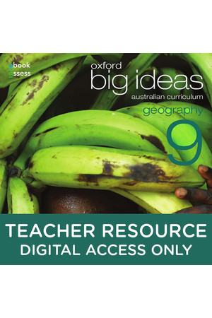 Oxford Big Ideas Geography - Australian Curriculum Edition: Year 9 - Teacher obook/assess (Digital Access Only)