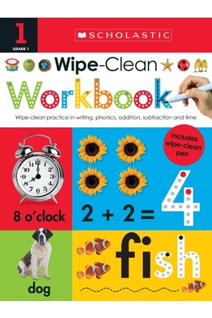 Wipe-Clean Workbook - Grade 1