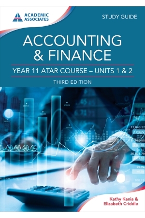 Year 11 ATAR Course Study Guide - Accounting & Finance (Third Edition)