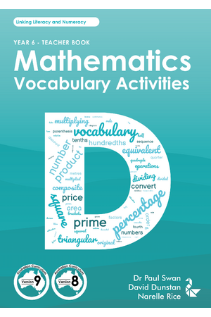 Mathematics Vocabulary Activities Year 6 – Teacher Book