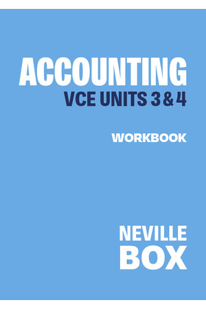 Accounting VCE Units 3&4 (7th Edition) Workbook
