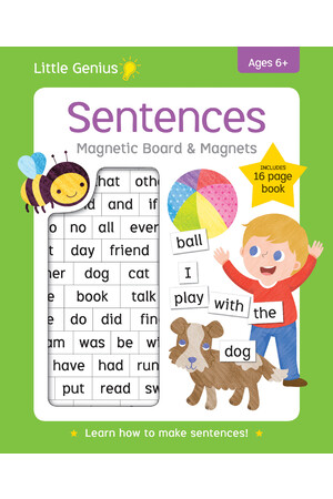 Little Genius Sentences - Magnetic Board & Magnets
