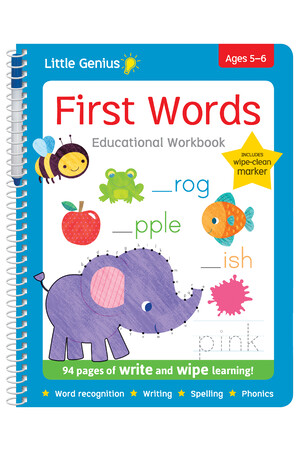 Little Genius - Write & Wipe First Words