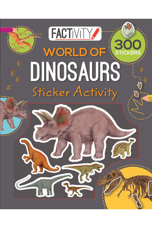 Factivity: Balloon Sticker Activity Book Dinosaurs