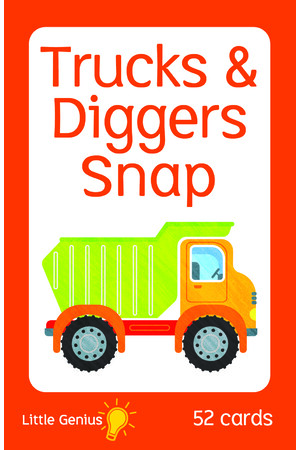 Little Genius Card - Trucks and Diggers Snap