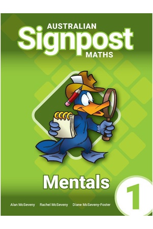 Australian Signpost Maths (Fourth Edition - AC 9.0) - Mentals Book: Year 1