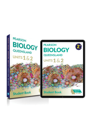 Pearson Biology Queensland - Units 1&2: Student Book with eBook (Print & Digital)