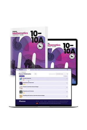 Pearson Mathematics 10/10A (Victoria) - Student Book, eBook and Digital Hub (Print & Digital)