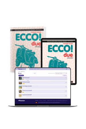 Ecco! due Student Book with eBook and Digital Hub, 3rd edition