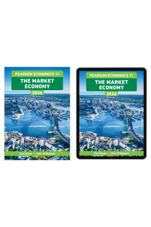 Pearson Economics 11 - The Market Economy 2026: Student Book + eBook (Print & Digital)