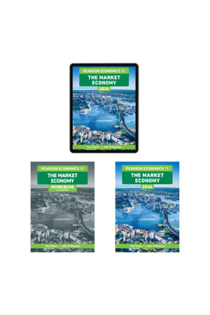 Pearson Economics 11 - The Market Economy: 2026 Pack with Student Book, eBook, and Workbook (Print & Digital)