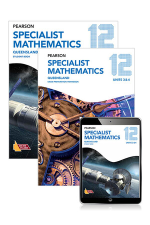Specialist Mathematics QLD: Year 12 - Combo Pack (Student Book, eBook and Exam Preparation Workbook)