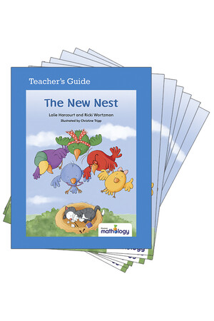 Mathology Little Books - Geometry: The New Nest (6 Pack with Teacher's Guide)