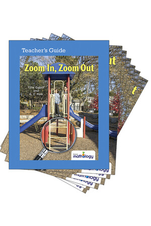 Mathology Little Books - Geometry: Zoom In, Zoom Out (6 Pack with Teacher's Guide)