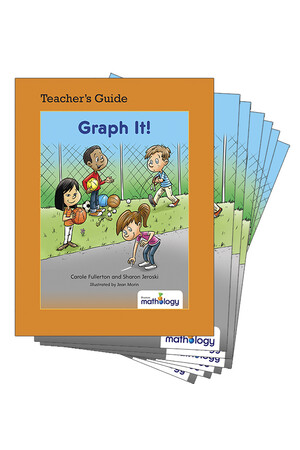 Mathology Little Books - Data Management and Probability: Graph It! (6 Pack with Teacher's Guide)