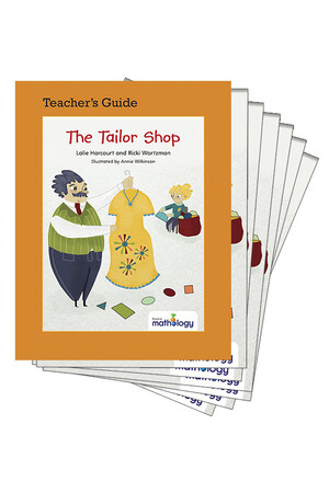 Mathology Little Books - Geometry: The Tailor Shop (6 Pack with Teacher's Guide)