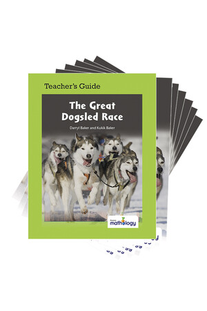 Mathology Little Books - Number: The Great Dogsled Race (6 Pack with Teacher's Guide)