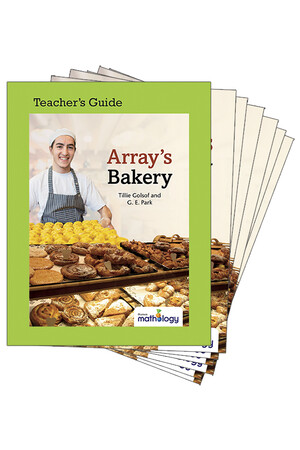 Mathology Little Books - Number: Array’s Bakery (6 Pack with Teacher's Guide)