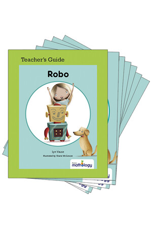 Mathology Little Books - Geometry: Robo (6 Pack with Teacher's Guide)